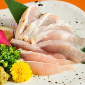 Miyazaki chicken breast seared sashimi