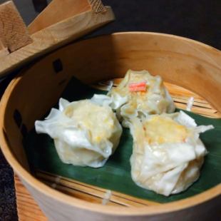 Three-color shumai