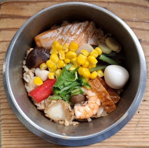 Secret recipe of Kamameshi specialty shop