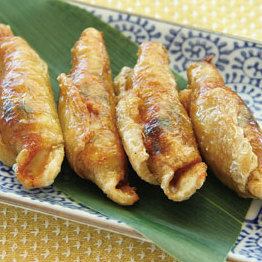 鶏皮餃子