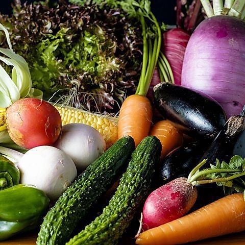 お野菜も新鮮なものを厳選して仕入を行っております。
