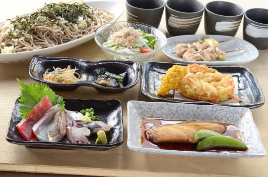 【おすすめ】2H飲み放題＆お刺身５点盛など料理7品　5000円