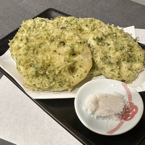 蓮根磯辺揚げ