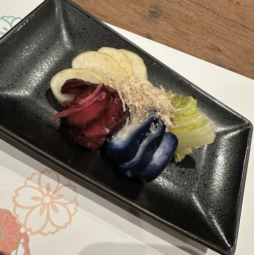 漬物盛り合わせ