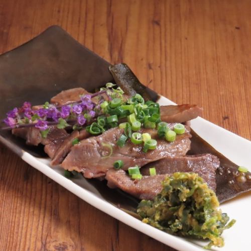 牛タン昆布〆炙り焼き