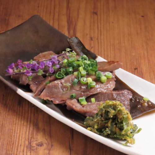 人気!!牛タン昆布締め炙り焼き