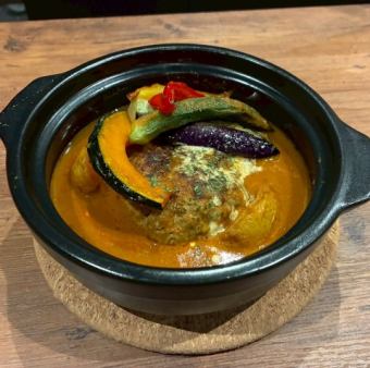 スープカレーハンバーグ
