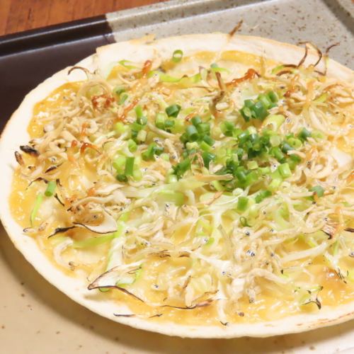 小沙丁魚蔥花披薩