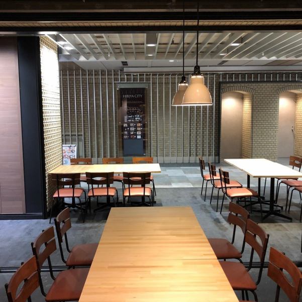 【広々とした空間です】天井が高く、解放感のある落ち着いた感じの店内でゆったりと宴会をお楽しみいただけます。