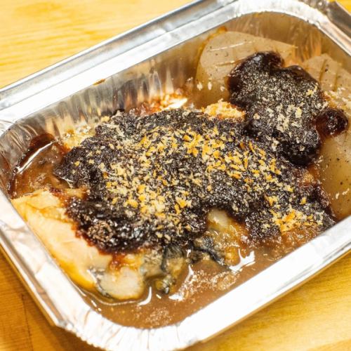 カキの黒味噌焼き