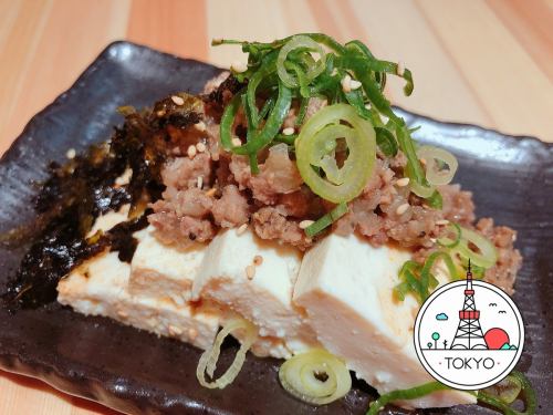 冷やし肉豆腐