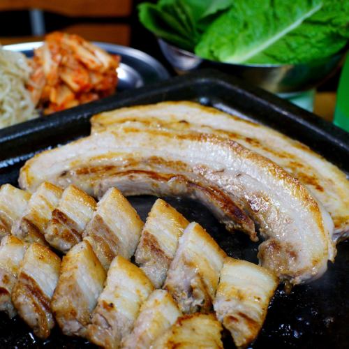 【九十九里産】椿ポークのサムギョプサル（1人前）