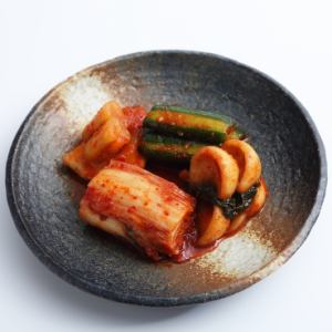 Assorted kimuchi