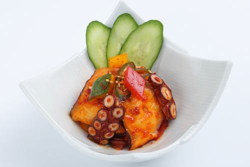 문어의 매운 달걀