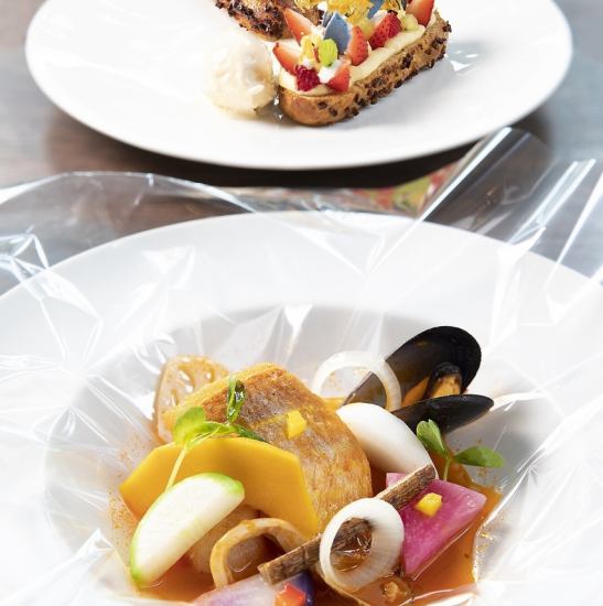 ～メイン2種◆前菜・魚・肉料理・デザート～Xmasディナー 7000円