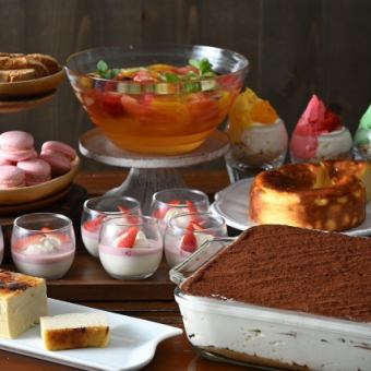 점심 코스 ◆ PASTA 세트 + 디저트 뷔페 [전 6 접시]