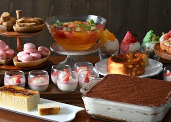 점심 코스 ◆ PASTA 세트 + 디저트 뷔페 [전 6 접시]