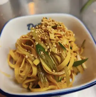 Dried tofu salad