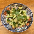 キュウリとニンニクの和え物