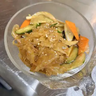 White wood ear salad