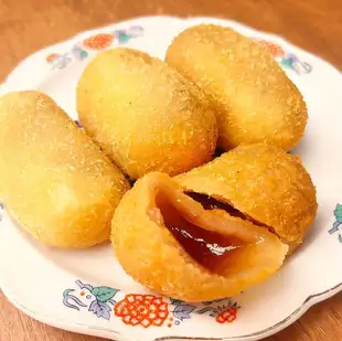 Brown sugar fried mochi