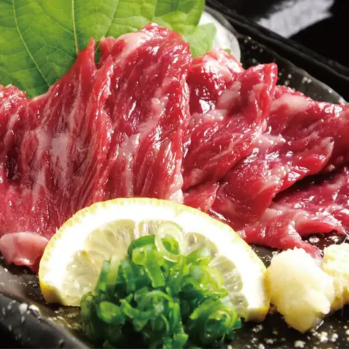 とろける自慢の馬刺し