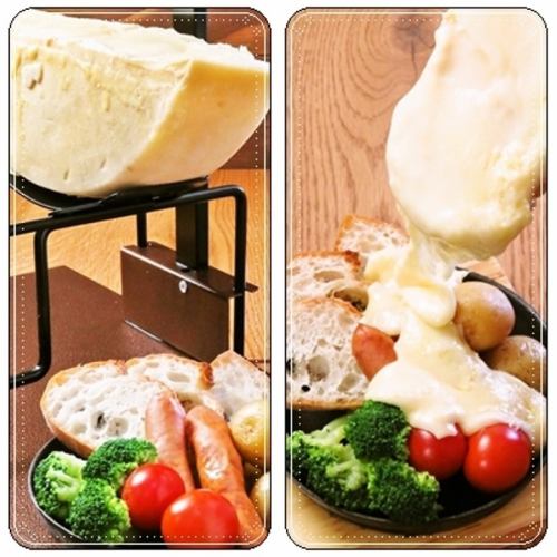 Raclette cheese with high profile as "Heidi's cheese" at Anello ...
