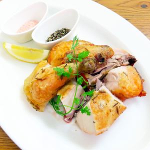 骨付き鶏の半身焼き