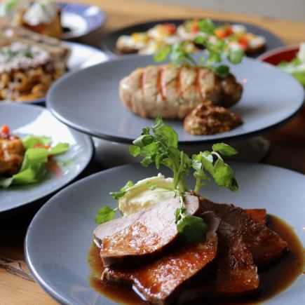 【120分飲み放題付】ナポリピッツァ&3種類の肉料理を食べ比べ!プレミアムプラン