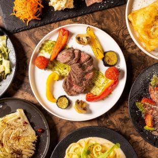 【2H飲み放題】肉尽くし！肉に始まり肉で終わる！「贅沢肉コース」<全7品>