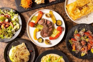【2H飲み放題】肉尽くし!肉に始まり肉で終わる!「贅沢肉コース」<全7品>