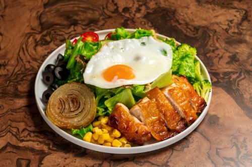 特製グリルチキンと6種野菜のサラダ～バルサミコソース～
