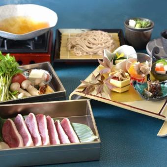 《忘新年会におすすめ》京鴨鍋と十割蕎麦コース