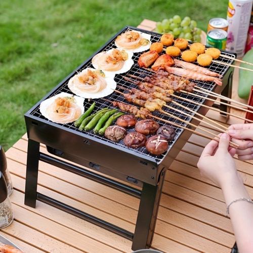 준비도 정리도 불필요! BBQ 장소 대여 플랜 있음