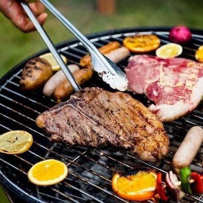 【お肉満載♪BBQ食べ飲み放題】サーロイン＆海鮮も楽しめる豪華BBQコース【2時間／5500円税抜】