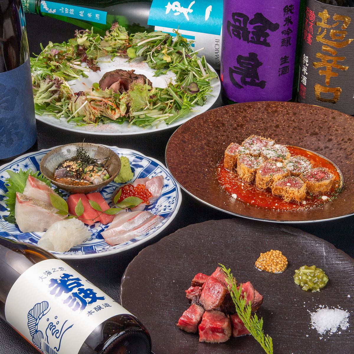 西中洲で気軽に立ち寄れる少し贅沢な創作料理◎ 大人な雰囲気と絶品料理が楽しめる！