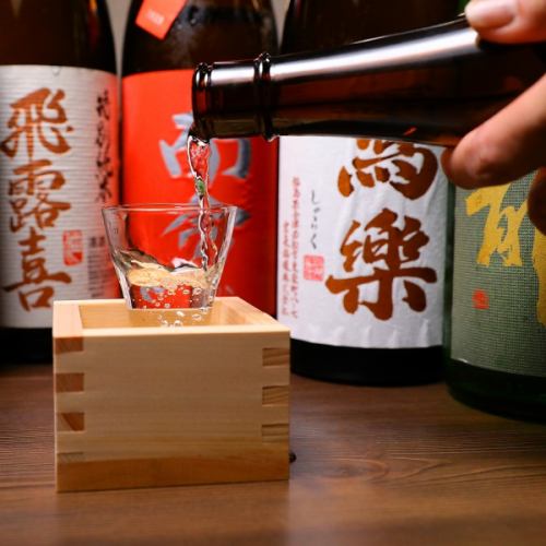 こだわり料理を日本酒と