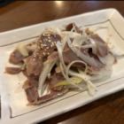 長ねぎと砂肝和え