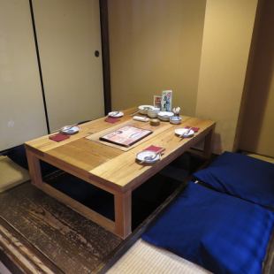 堀ごたつ個室です。