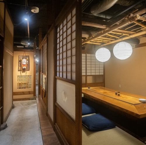 カウンターや堀ごたつ個室などご用意！少人数からご利用