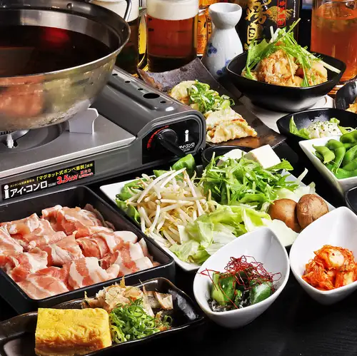 しゃぶしゃぶ&居酒屋メニュー食べ飲み放題3時間3000円