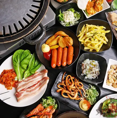 しゃぶしゃぶ⇒サムギョプサル食べ放題に変更可♪
