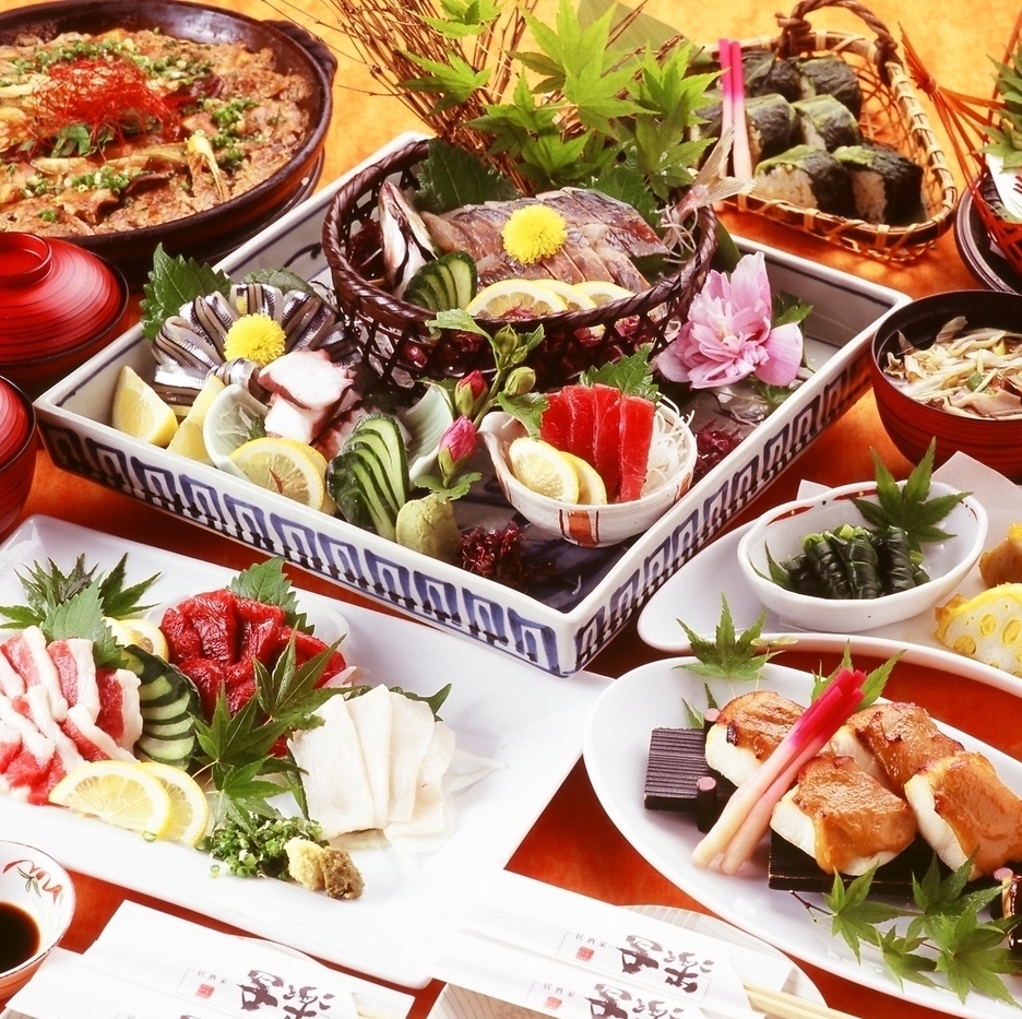 おもてなしの会にも◎郷土料理を満喫出来るコース6600円~ご用意