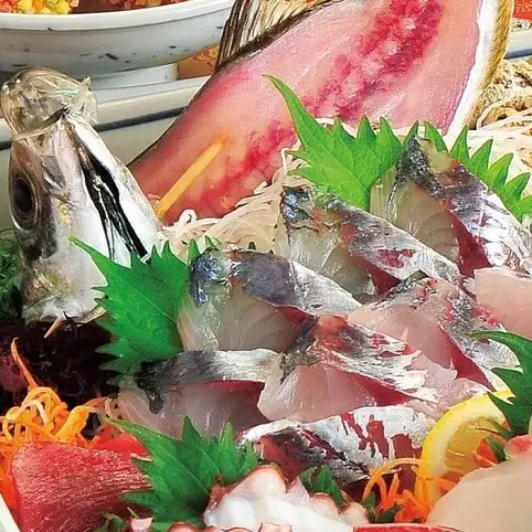 活アジの姿造り
