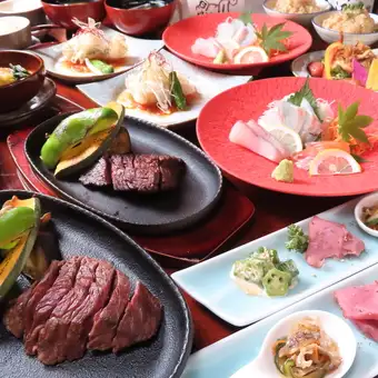 单人份怀石料理套餐:8000日元(9道菜+110分钟畅饮)