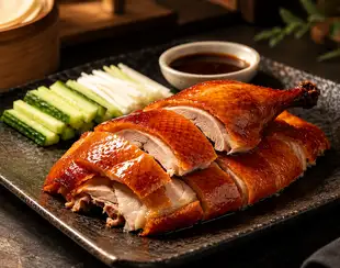 自制北京烤鸭套餐(共10道菜)3,480日元