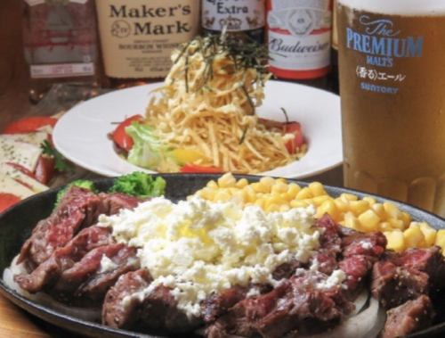 [Course A] Western steak 180g included!! 8 items