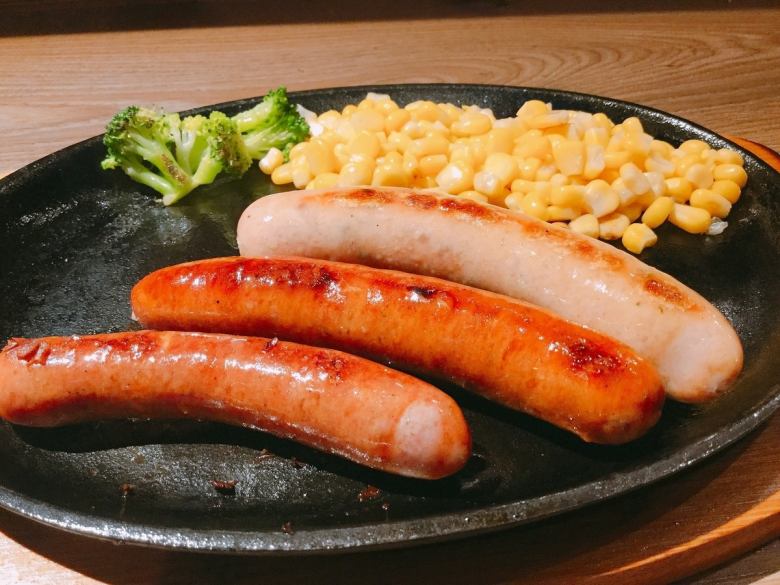Assortment of 3 kinds of sausage