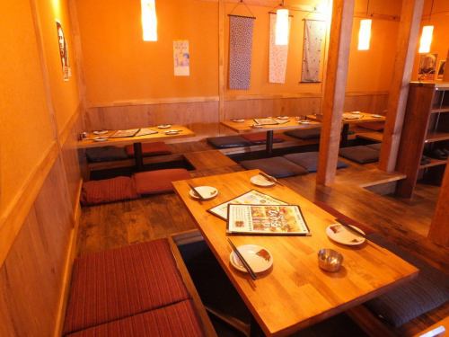 Izakaya with audience seats that you can enjoy big and small
