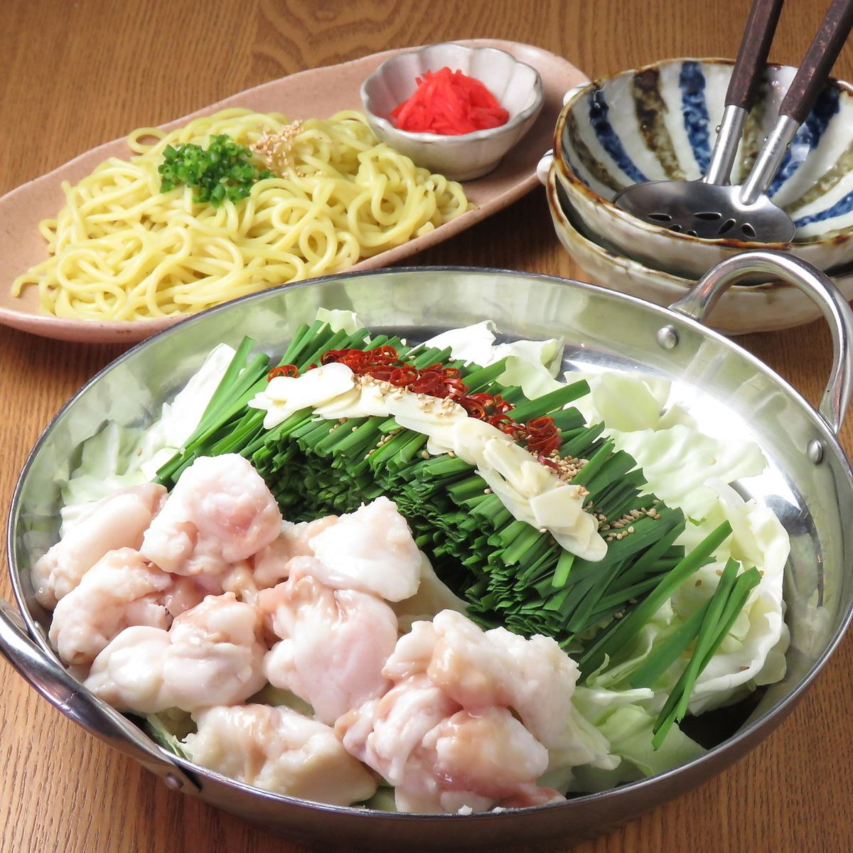 Hakata specialty! It is a luxury course with a hot pot of Wagyu beef ♪